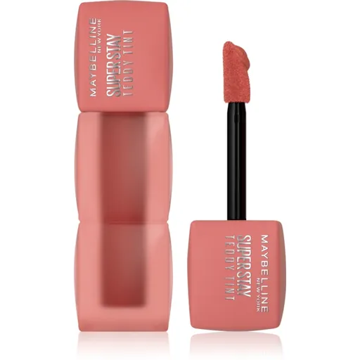 MAYBELLINE NEW YORK SuperStay Teddy Tint dlouhotrvající rtěnka s matným efektem odstín 15 Skinny Dip 5 ml