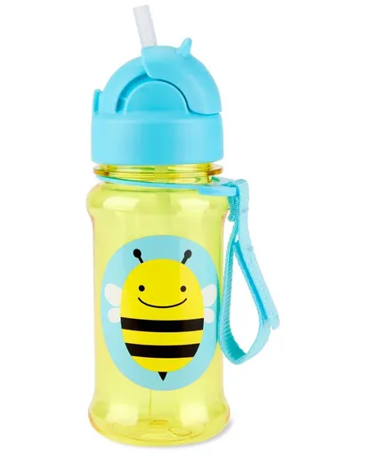 SKIP HOP Zoo tritan Láhev s brčkem 355ml Včelka 12m+