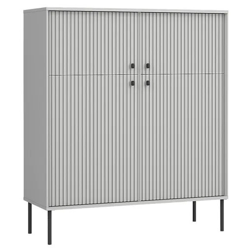 Skříňka ARIS 2D2D, šedá