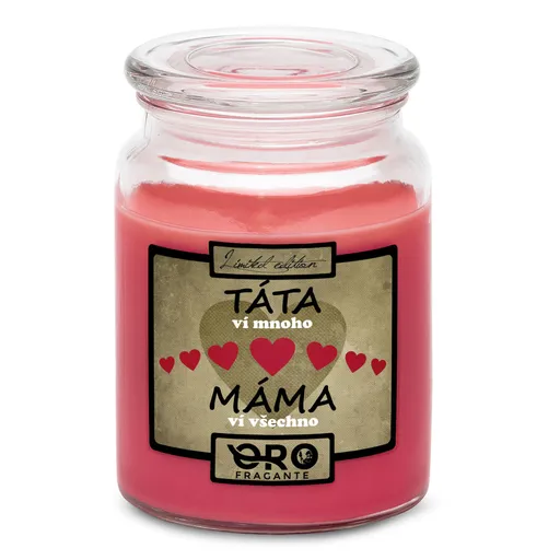 Svíčka Máma ví všechno (Vůně svíčky: Višně v čokoládě)