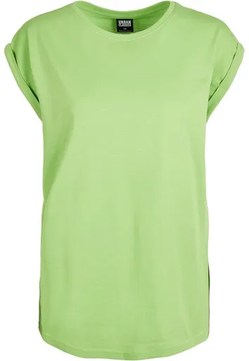 Urban Classics Ladies Extended Shoulder Tee ghostgreen - XL