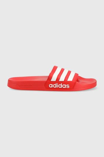 Pantofle adidas červená barva, GZ5923