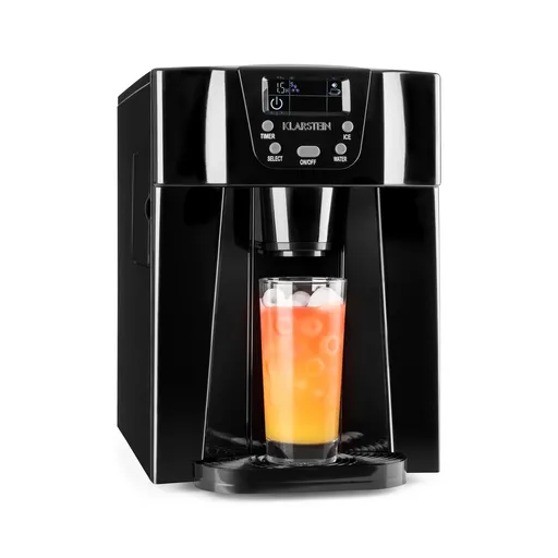 Klarstein Ice Volcano 2G, výrobník ledu, 12 kg/24 h, 2 l, LED, černý