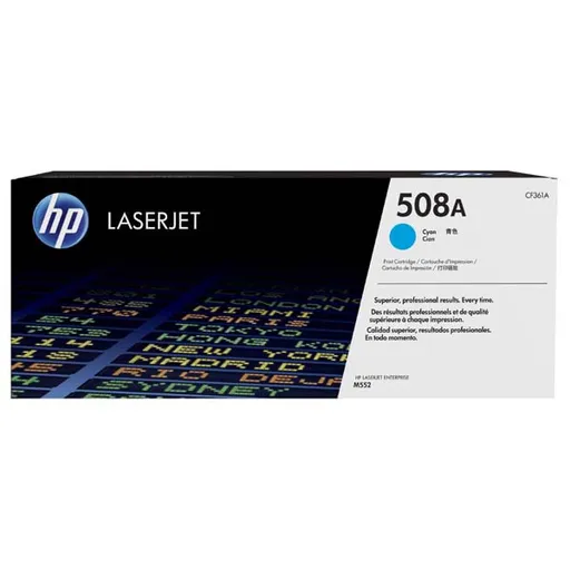 HP CF361A - originální toner HP 508A, azurový, 5000 stran