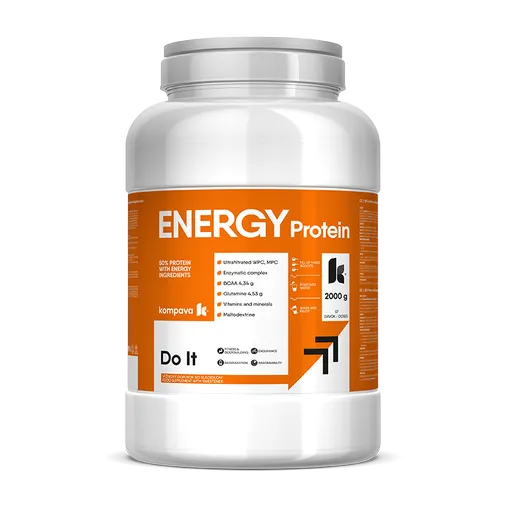 KOMPAVA ENERGY Protein - jahoda 2000g