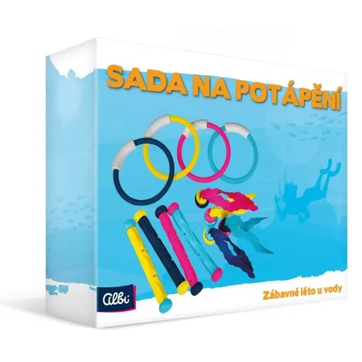 ALBI SADA NA POTÁPĚNÍ Sada hraček do vody, mix, velikost