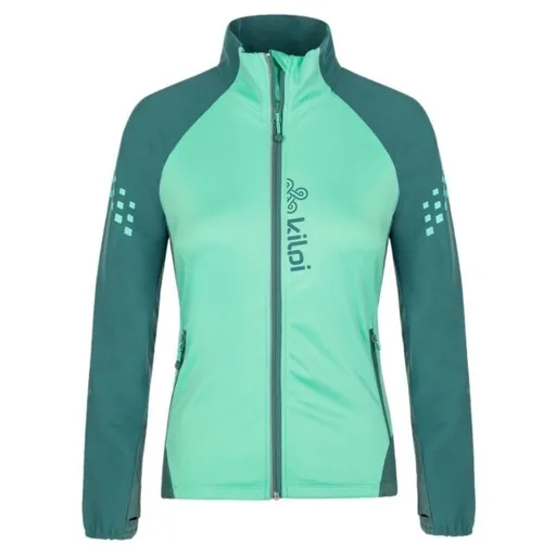 KILPI NORDIM Dámská běžecká bunda, tmavě zelená, velikost