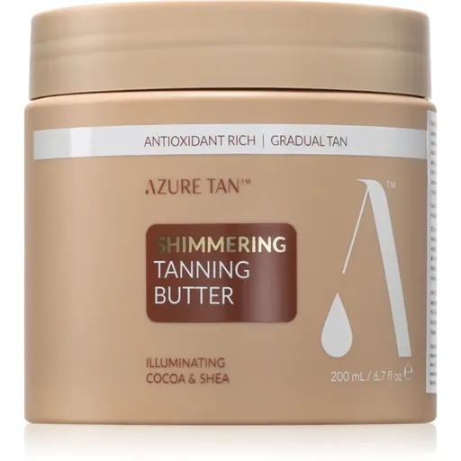 Azure Tan Shimmering tónovací balzám na tělo se třpytkami 200 ml