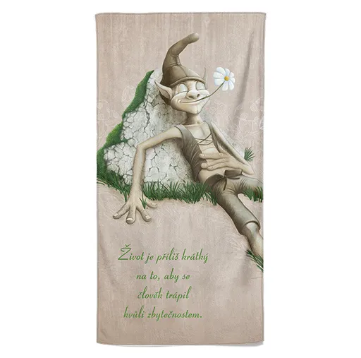Osuška Kvůli zbytečnostem (Velikost osušky: 100x170cm)
