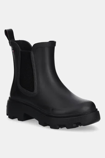 Holínky Tommy Hilfiger RUBBER FLAG CLEATED RAINBOOT