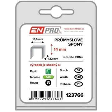 Spony PROFI, 345/14 mm, 700 ks, blistr, ENPRO (123766)