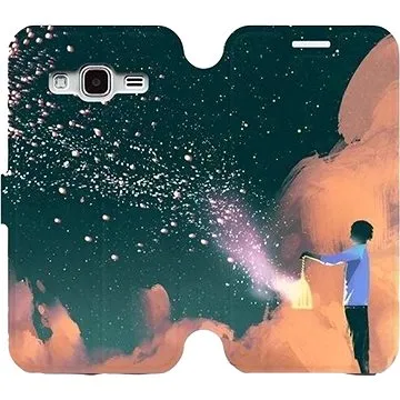 Flipové pouzdro na mobil Samsung Galaxy J3 2016 - VA14P Postava s lampou (5903226174720)