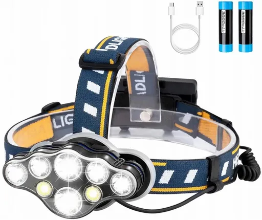 USB čelovka LED typu CREE T6