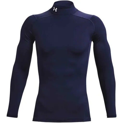 Under Armour CG ARMOUR COMP MOCK Pánské tričko, tmavě modrá, velikost M