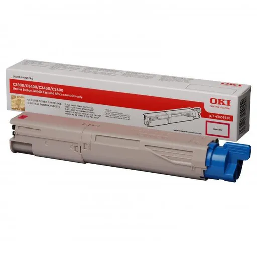OKI 43459330 - originální toner, purpurový, 2500 stran