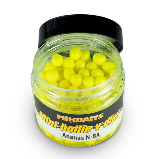 Mikbaits Mini boilie v dipu 50ml - Ananas NB-A,Mikbaits Mini boilie v dipu 50ml - Ananas NB-A