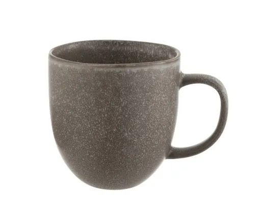 Šedo-hnědý keramický hrnek Louise taupe - 13*8,5*10cm J-Line by Jolipa