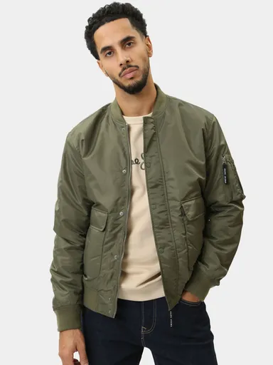 Pepe Jeans pánská khaki zelená bunda PM403007676 L