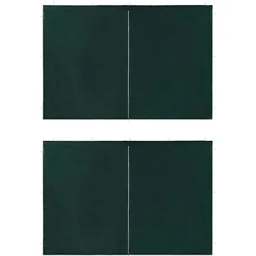 Boční stěna k party stanu 2 ks se zipem PE zelená (45120)