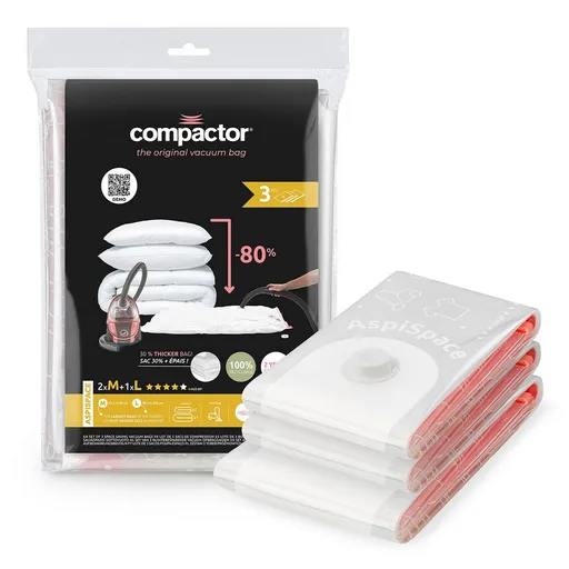 Compactor 3dílná sada vakuových pytlů Compactor Bag Apispace