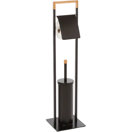 Spirella Stojan na toaletní papír se štětkou Chic 75 x 19 x 19 cm, černá