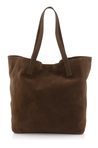 KABELKA GANT SUEDE TOTE BAG MAHOGANY BROWN