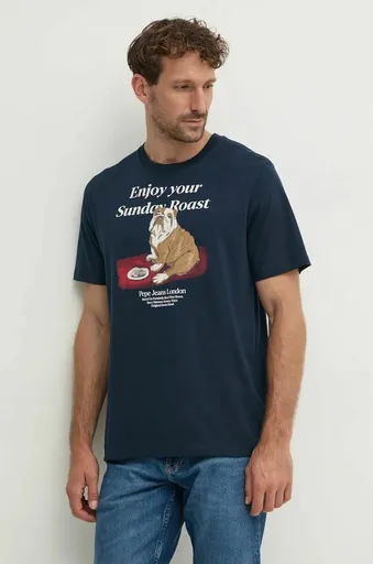 Pepe Jeans pánské tričko AXEL s potiskem PM509622594 L