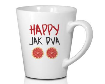 Hrnek Latte 325ml Happy jak dva grepy