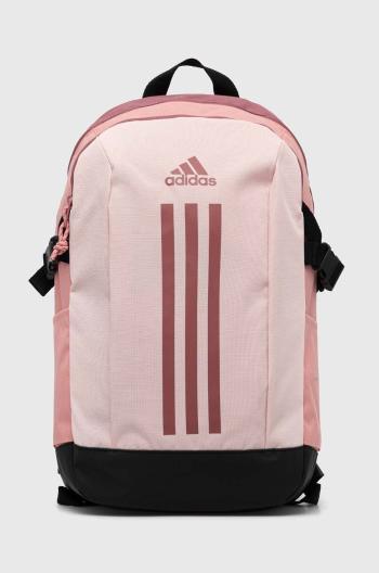 Batoh adidas dámský, růžová barva, velký, s potiskem, IX3181