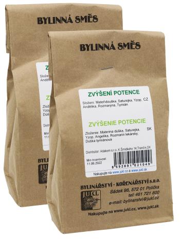 Bylinářství-kořenářství JUKL Čaj Zvýšení potence 100 g 2 sáčky: 2x 100g