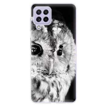 Odolné silikonové pouzdro iSaprio - BW Owl - Samsung Galaxy A22