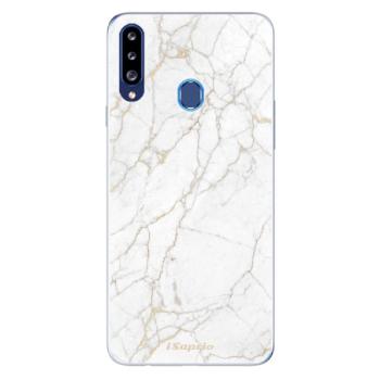 Odolné silikonové pouzdro iSaprio - GoldMarble 13 - Samsung Galaxy A20s