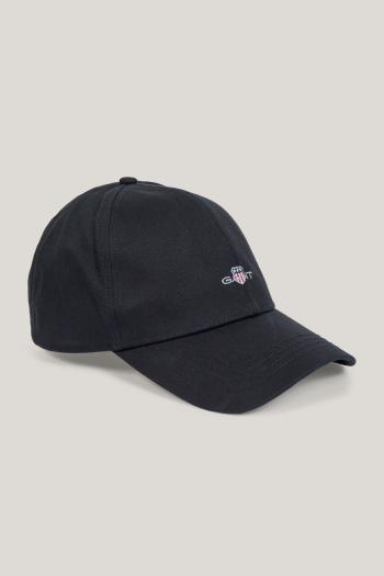KŠILTOVKA GANT HIGH SHIELD COTTON TWILL CAP BLACK