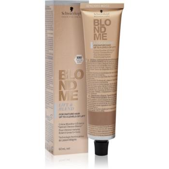 Schwarzkopf Professional Blondme Lift & Blend zesvětlující krém pro blond vlasy odstín Brown Mahagony 60 ml