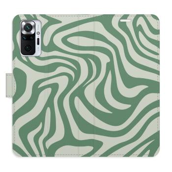 Flipové pouzdro iSaprio - Zebra Green 02 - Xiaomi Redmi Note 10 Pro