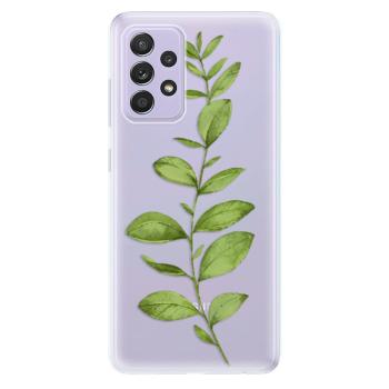 Odolné silikonové pouzdro iSaprio - Green Plant 01 - Samsung Galaxy A52/A52 5G