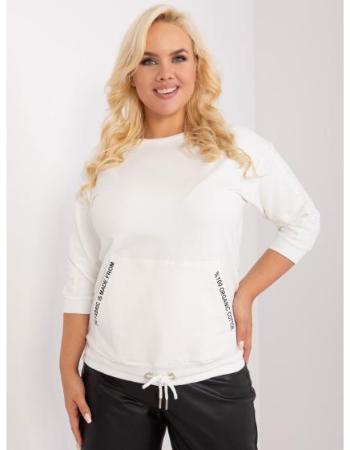 Dámská halenka plus size VIBRA ecru