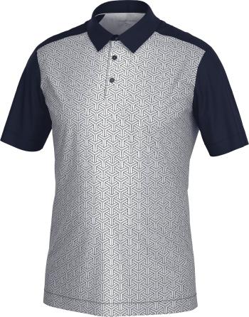 Galvin Green Mile Mens Breathable Short Sleeve Shirt Navy/Cool Grey 2XL Polo košile