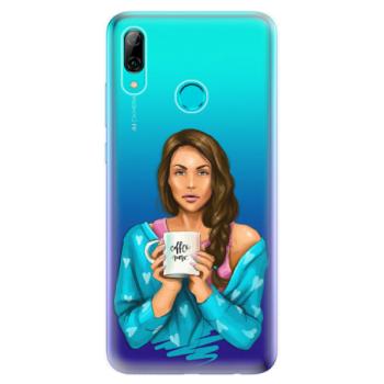 Odolné silikonové pouzdro iSaprio - Coffe Now - Brunette - Huawei P Smart 2019