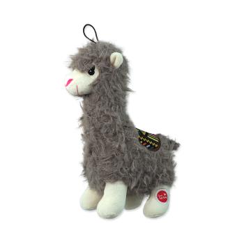 Dog Fantasy Hračka Stuffed Toy lama pískací mix barev 26 cm