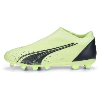 Puma ULTRA MATCH LL FG/AG JR Gyerek focicipő, világoszöld, méret 28