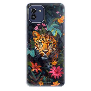 Odolné silikonové pouzdro iSaprio - Flower Jaguar - Samsung Galaxy A03