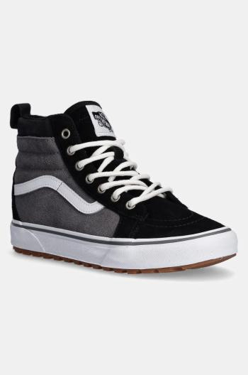 Dětské kožené kecky Vans MTE SK8-Hi šedá barva, VN000D2UN421