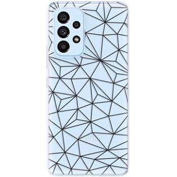 iSaprio Abstract Triangles 03 - black pro Samsung Galaxy A73 5G (trian03b-TPU3-A73-5G)