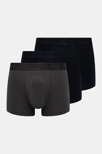 Boxerky Tommy Hilfiger 3-pack pánské, černá barva, UM0UM02760