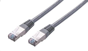 Kabel C-TECH CB-PP5F-15 patchcord Cat5e, FTP, šedý, 15m