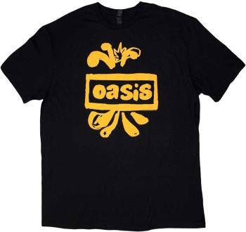 Oasis Tričko Drawn Logo Unisex Black 2XL