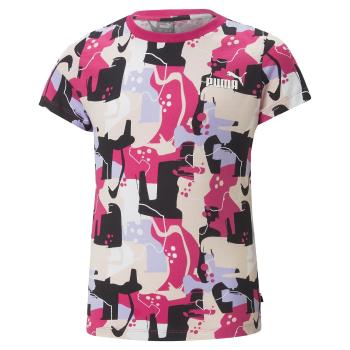 Puma  ESS STREET ART LOGO  Tričká s krátkym rukávom Viacfarebná