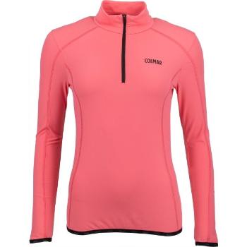 Colmar LADIES SWEATSHIRT Dámská mikina s krátkým zipem, růžová, velikost