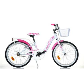 Dino bikes Dívčí kolo 204R bílé 20" 2022 (05-CSK5204-BR)